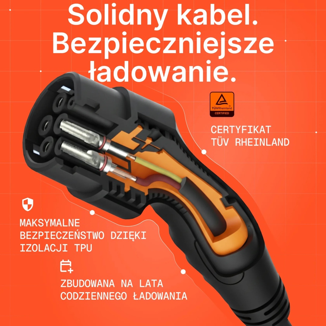 AmperePoint Mamba - technologia ZeroBubble, izolacja TPU i certyfikat TÜV Rheinland - grafika po polsku